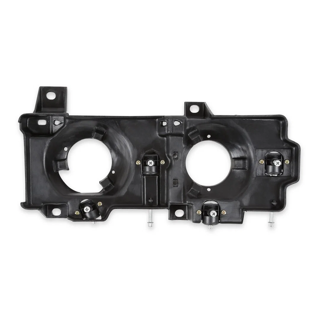 04-357 – HOLLEY Headlight Mounting Kit, Direct-Fit Replace OE Lights (2 On Each Side) Black Plastic With Mounting Har...